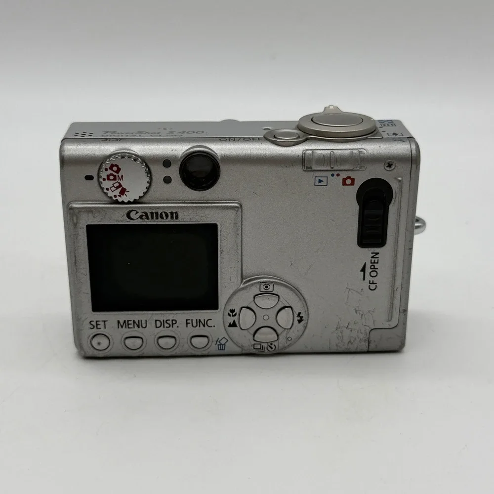Canon PowerShot S400 Digital ELPH Camera Silver 4.0MP Bundle Tested